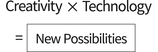 Creativity x Technology = New Possibilities